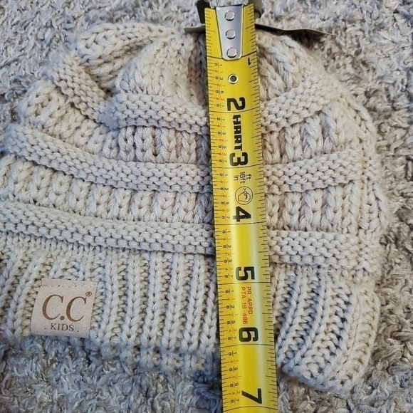 C.c Kids Beige Beanie - Picture 8 of 8
